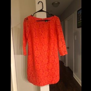 Vince Camuto Lace Salmon Dress